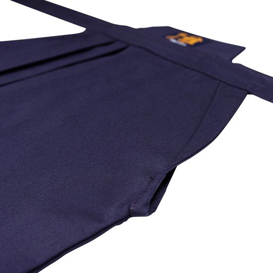 Wide Maehaba Tetron Hakama - Navy - Detail