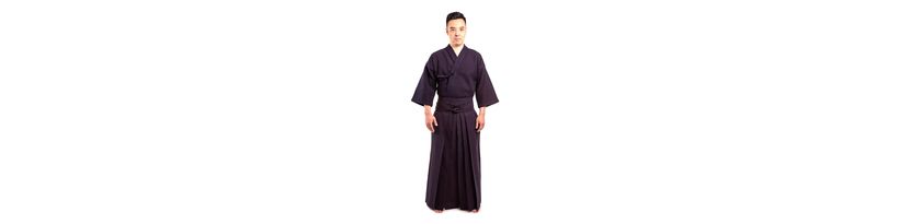 Tokujo Jirushi Set - Kendogi and Hakama - Back